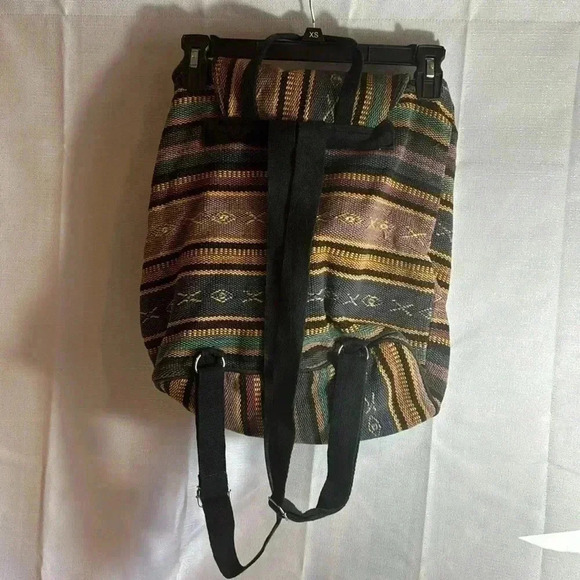 Hippie Aztec Peruvian‎ VINTAGE Backpack -Excellent condition adjustable straps main image 9